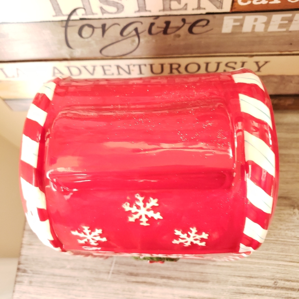 Holly Joy Letters for Santa Red Mailbox Cookie Jar - Picture 3 of 9